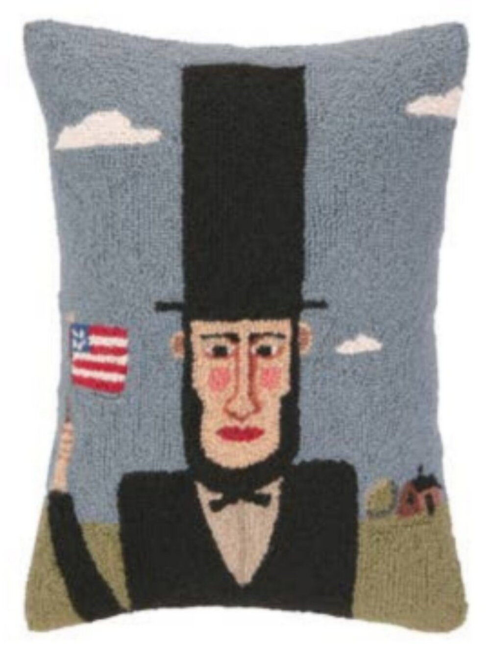 Abraham Lincoln Hook Pillow NEW